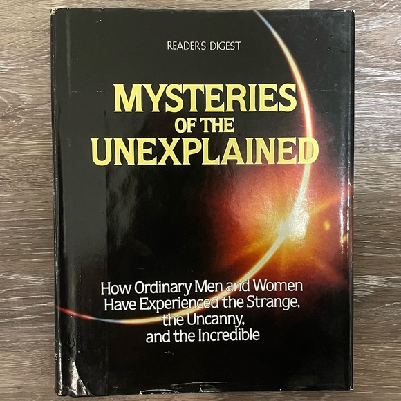 1989 Mysteries Of The Unexplained - Reader’s Digest Hardcover Book - Picture 1 of 9